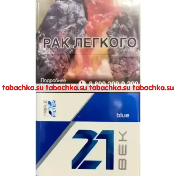Сигареты 21 ВЕК №10 Blue
